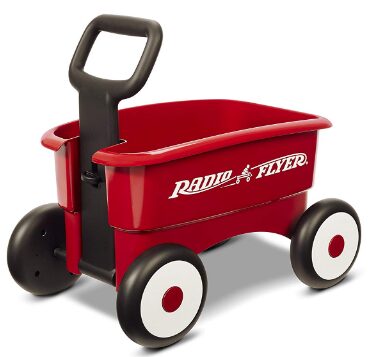 This is an image of Radio flyer wagon designed for kids