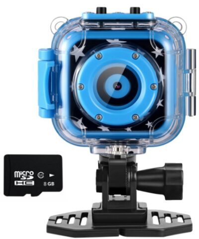 This is an image of action camera with waterproof and video recorder by Ourlife 
