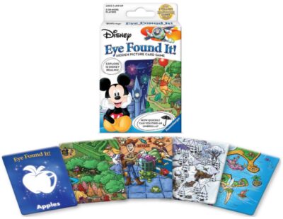 This is an image of kid's world of disney card game