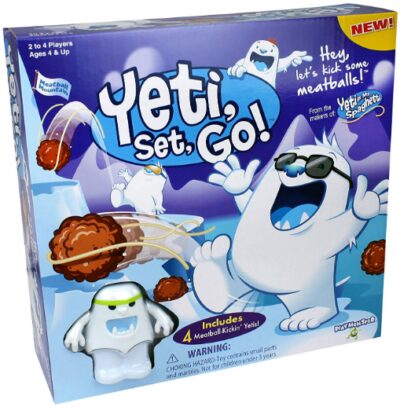 This is an image of yeti set go action board game by playmonster