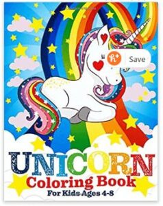 Unicorn Coloring Book for Kids Ages 4-8 Paperback